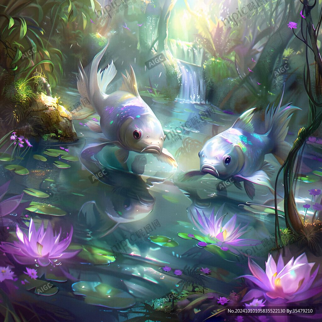 夢幻場景插畫