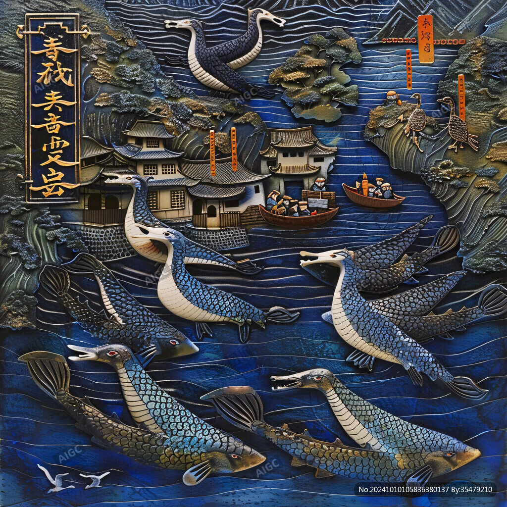 浮雕連年有余