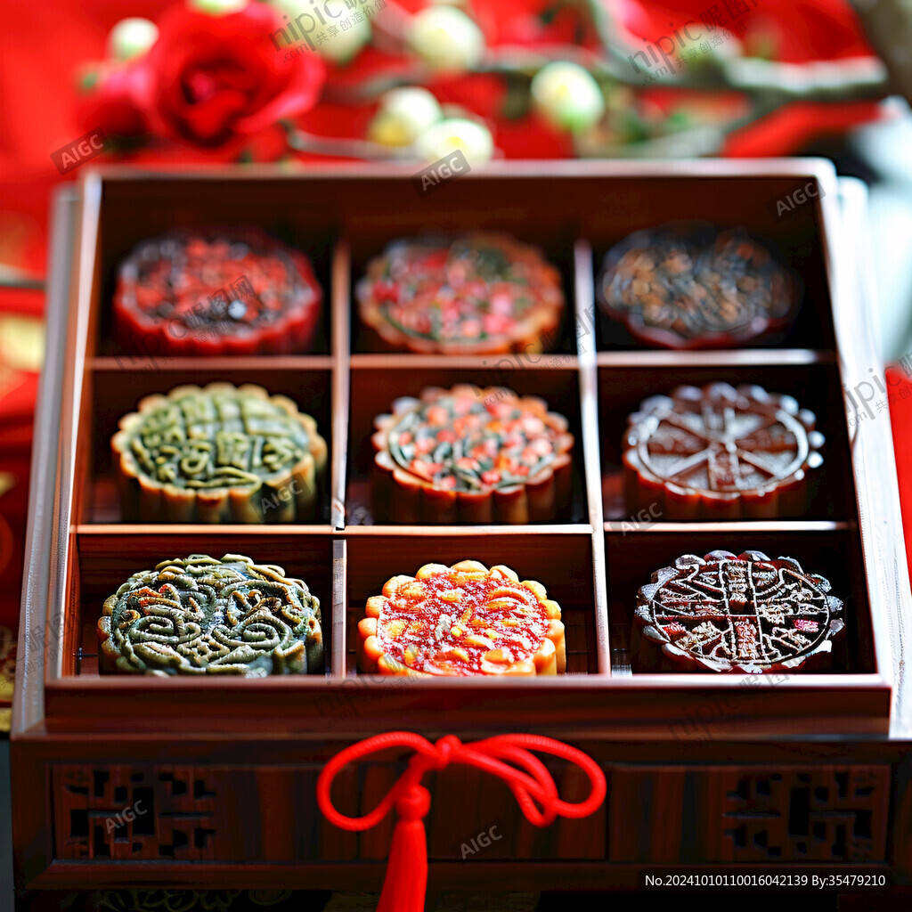 月餅盒團(tuán)花
