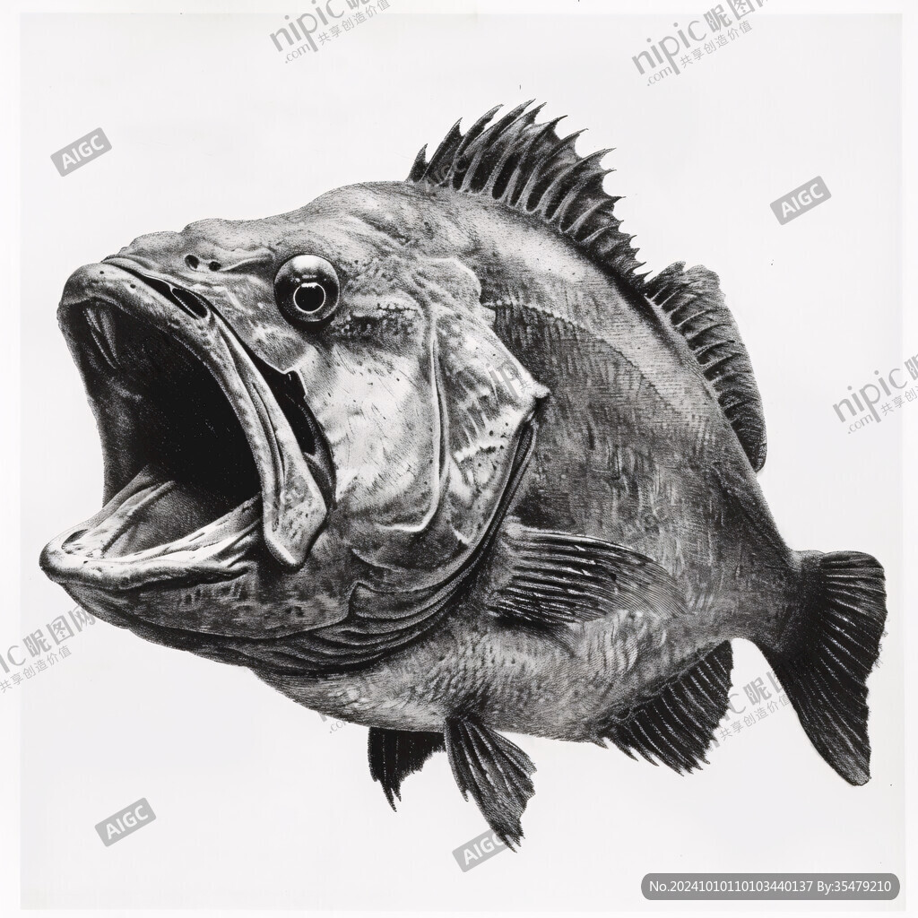 大頭魚(yú)素材