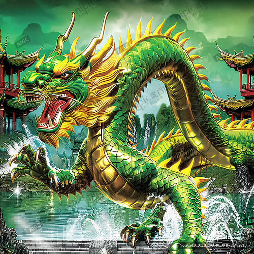 國潮風青龍