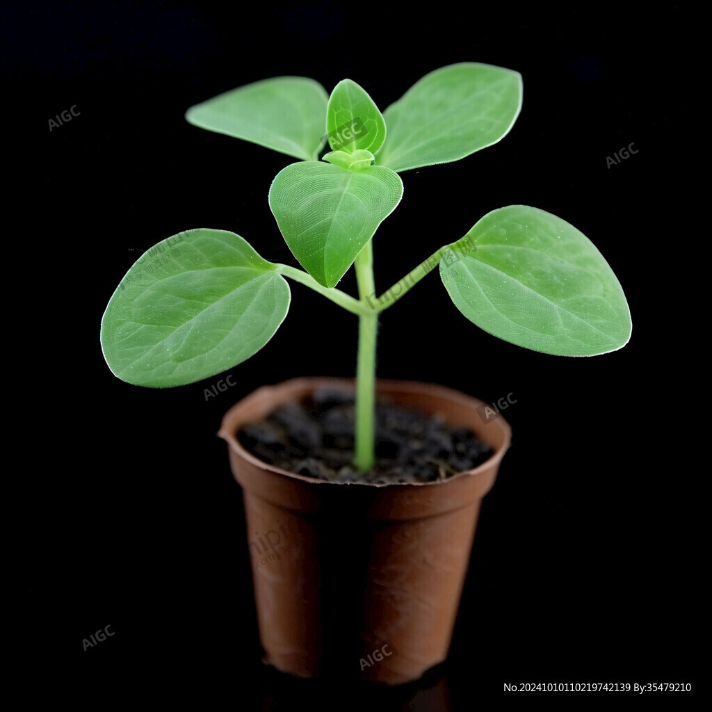 帶花的小瓜苗