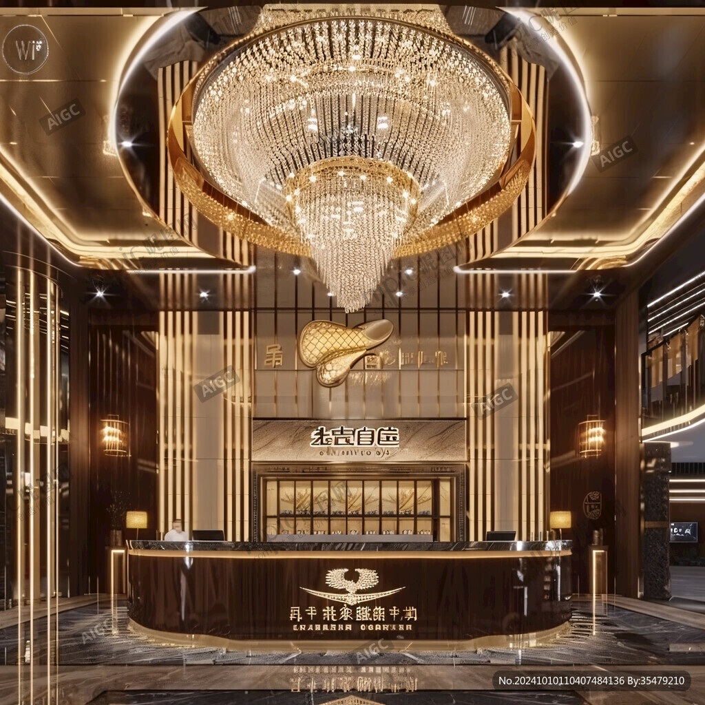 酒店中式總臺(tái)