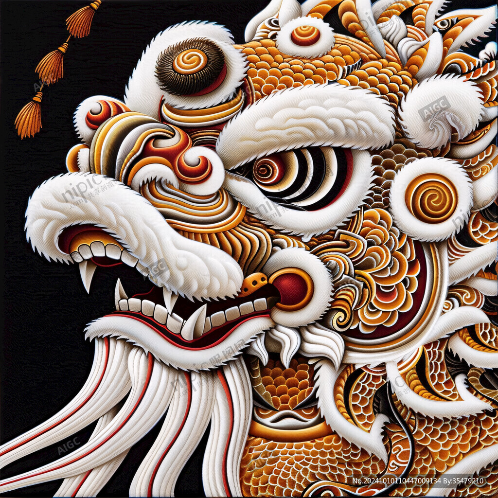 舞獅壁紙封面背景