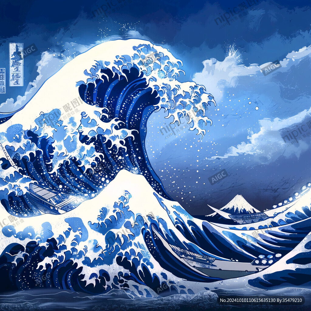 神奈川沖浪里