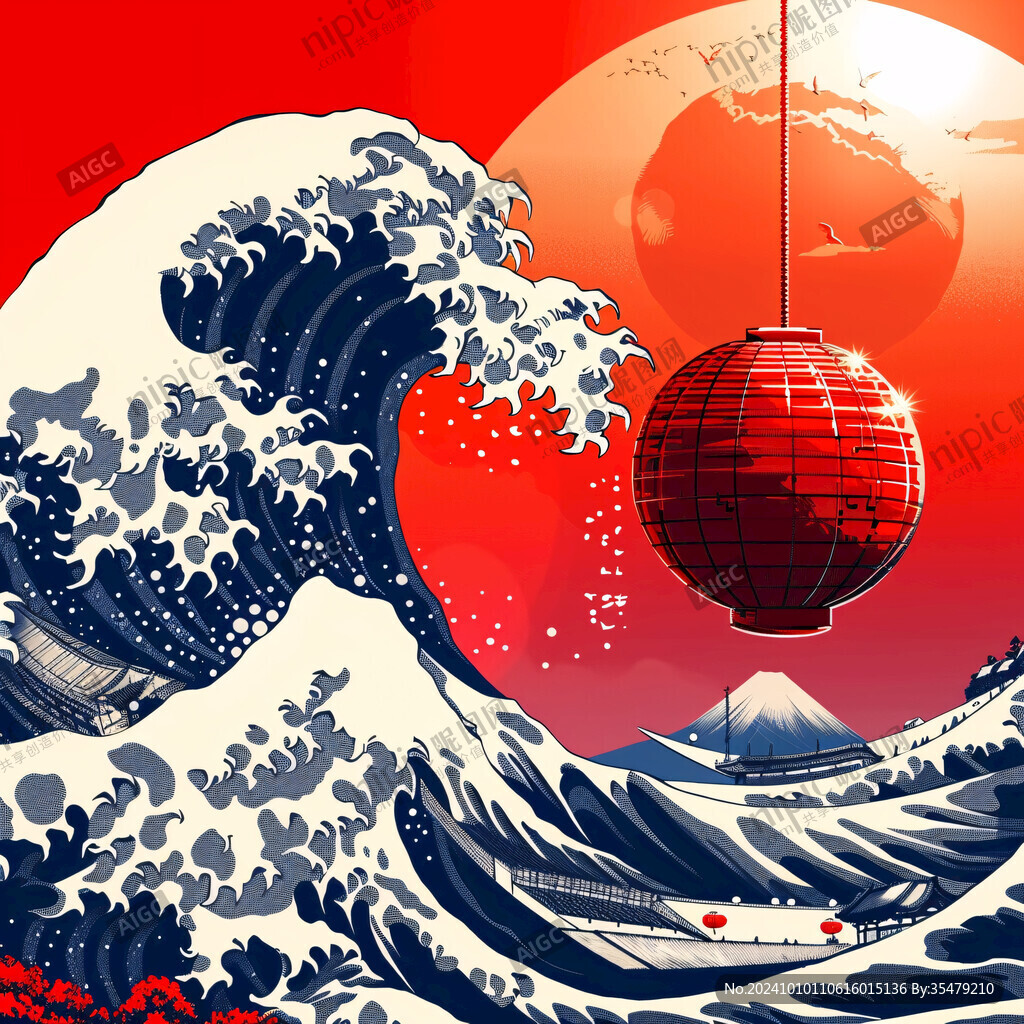 神奈川沖浪里