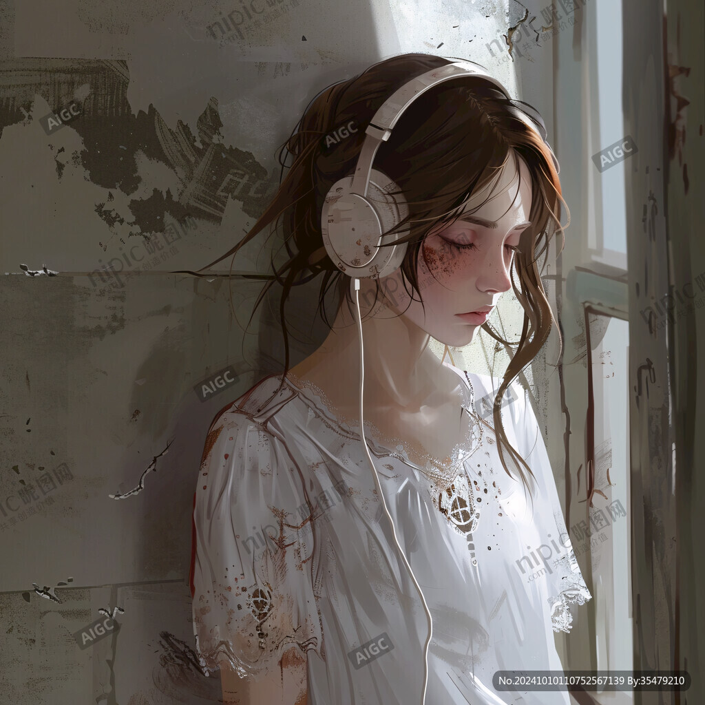 聽歌的少女