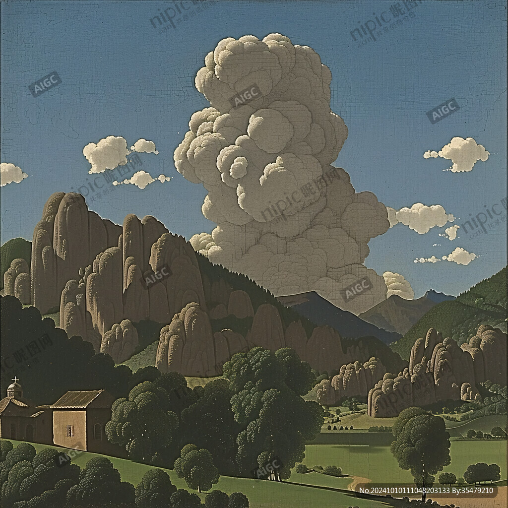 云彩云彩高山山脈山丘