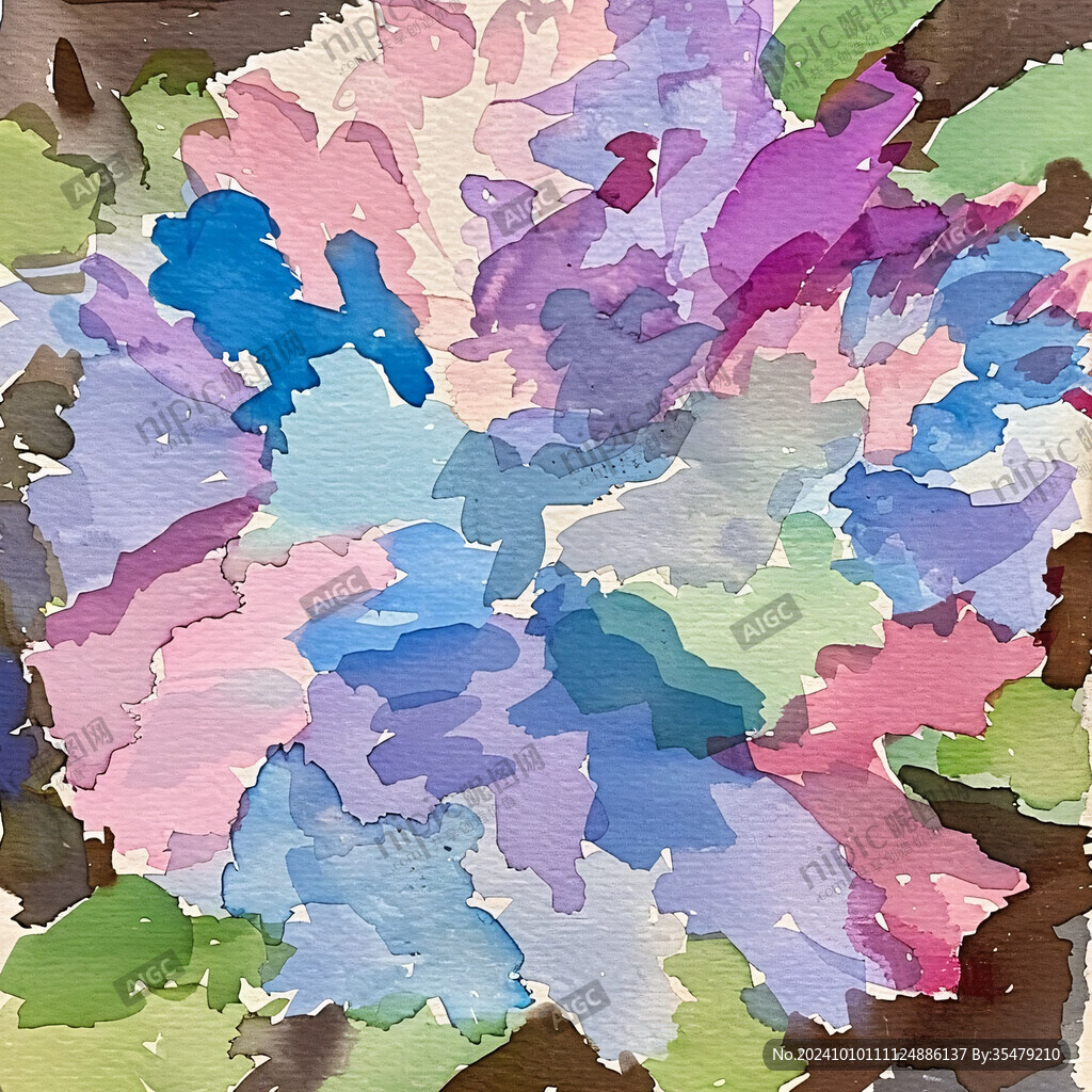 繽紛立體彩繪背景