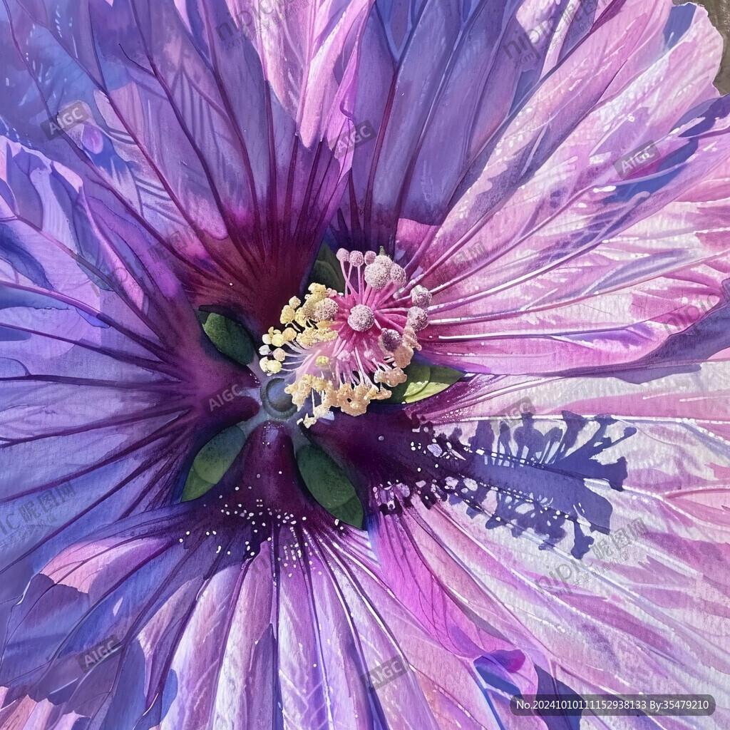 紫色非洲菊