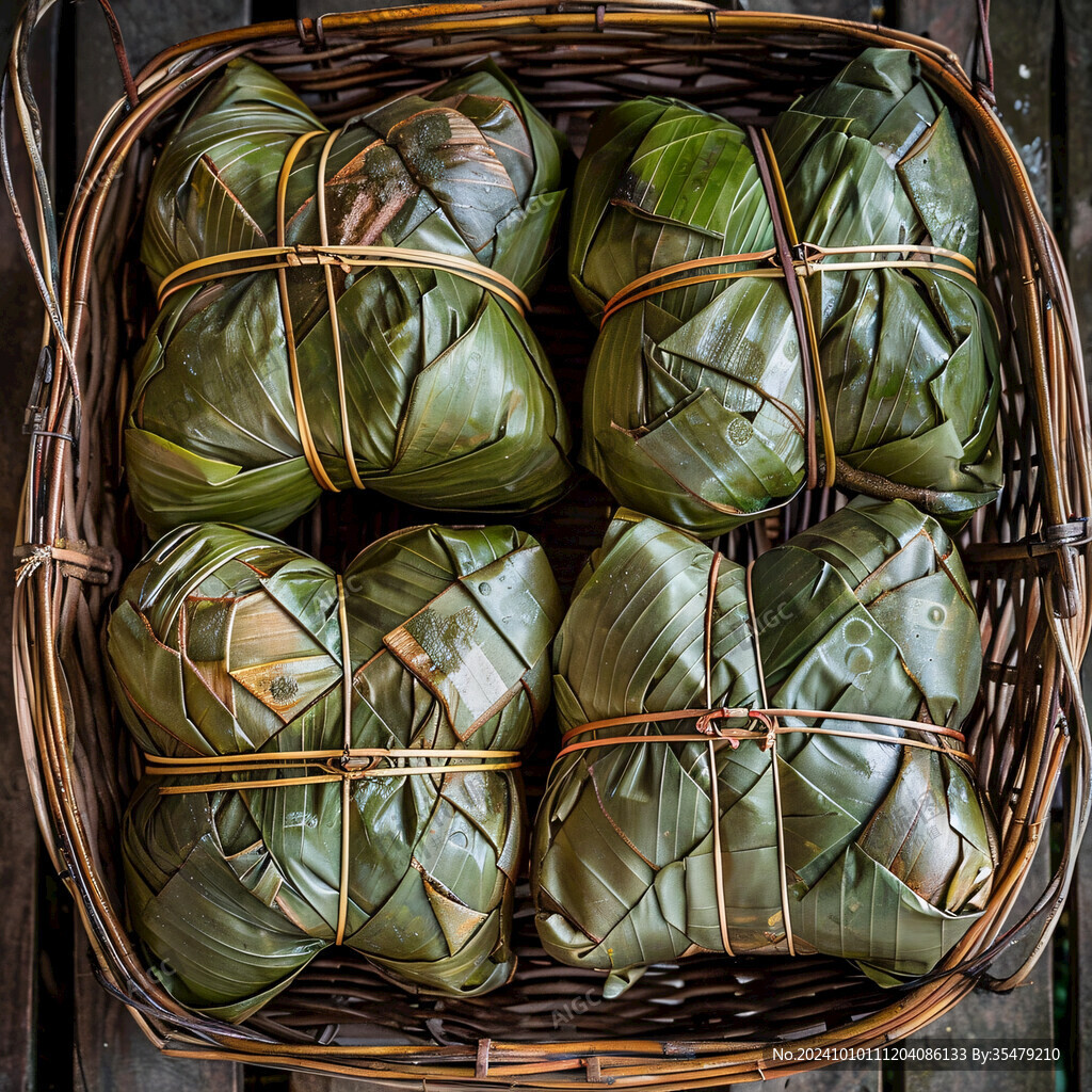 籃子上粽子