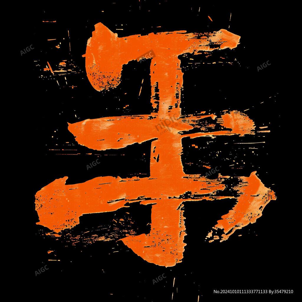 破軍海報字