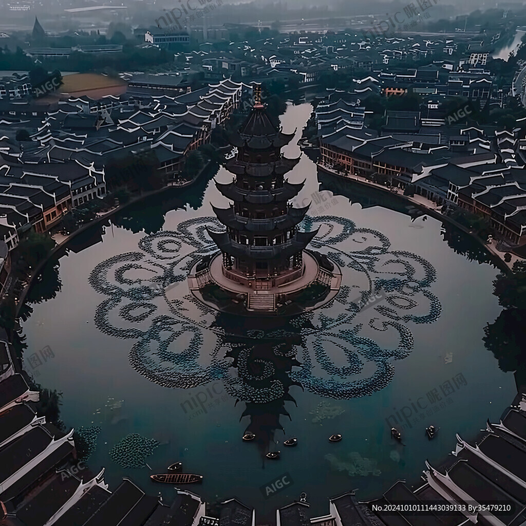 窯灣古鎮航拍