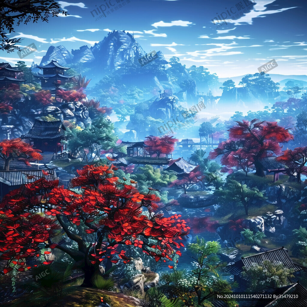 中國風(fēng)場景