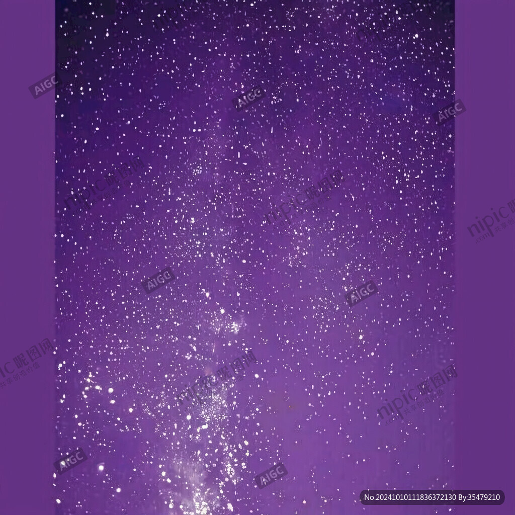 漸變色浪漫星空紫