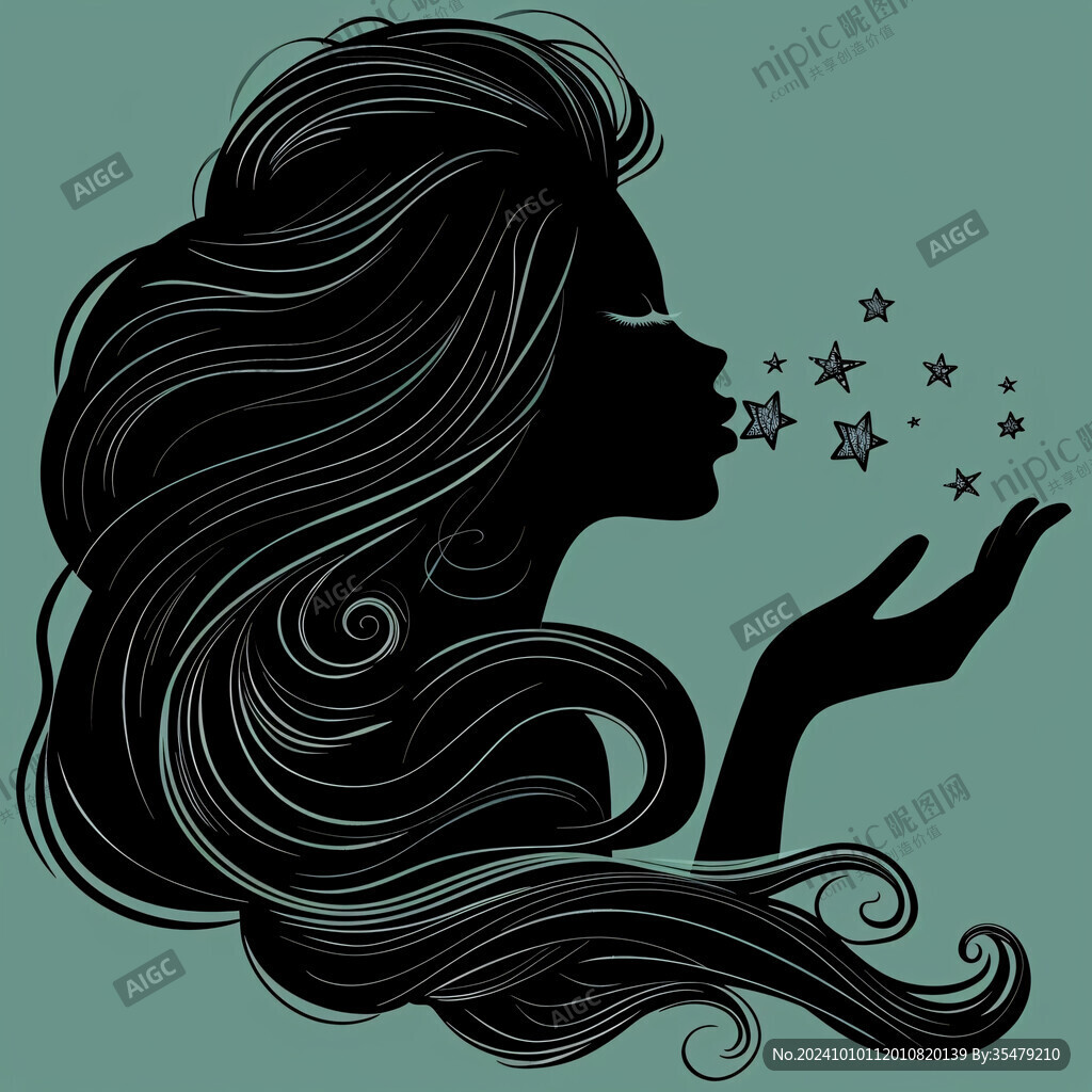 夢幻美女剪影
