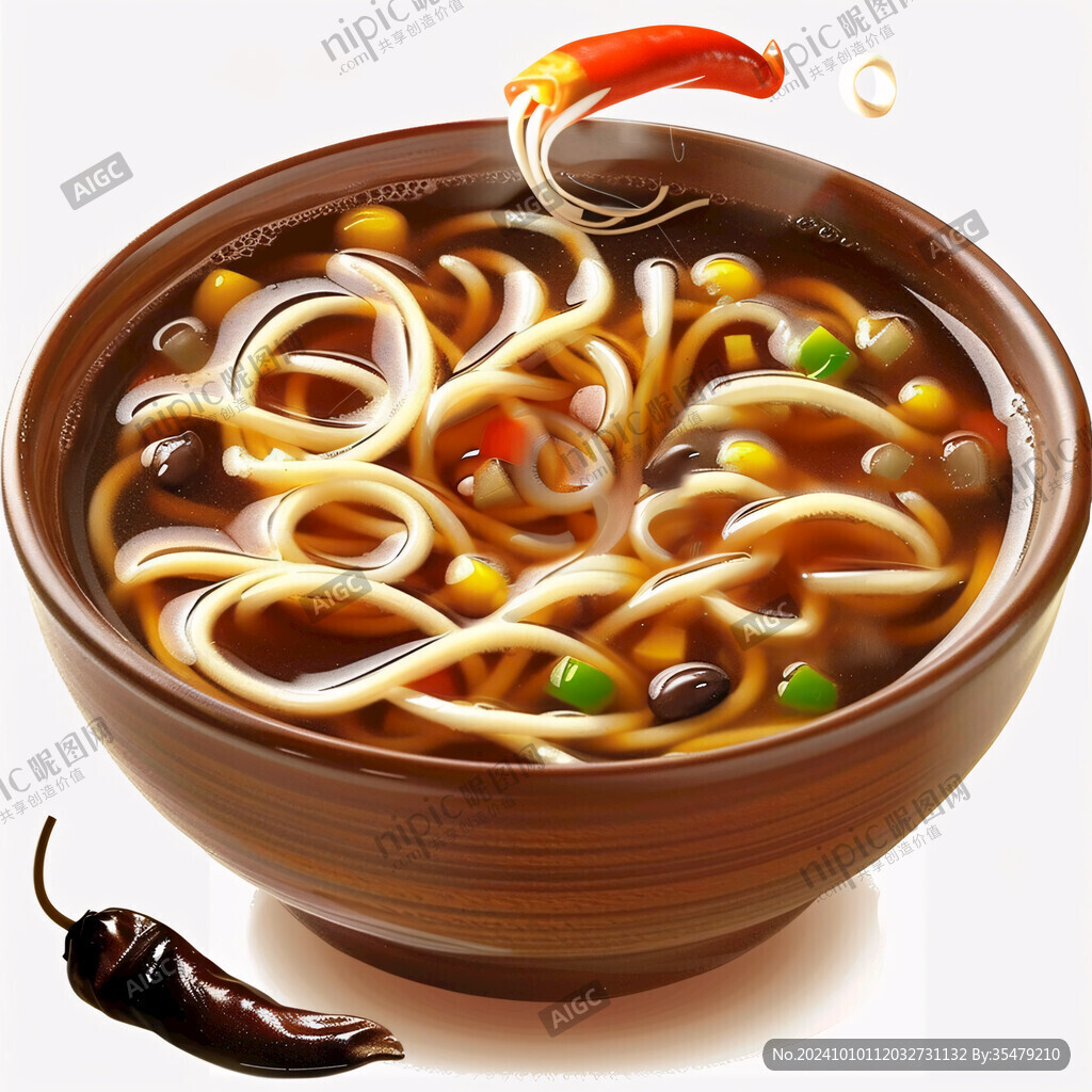 碗豆面插畫