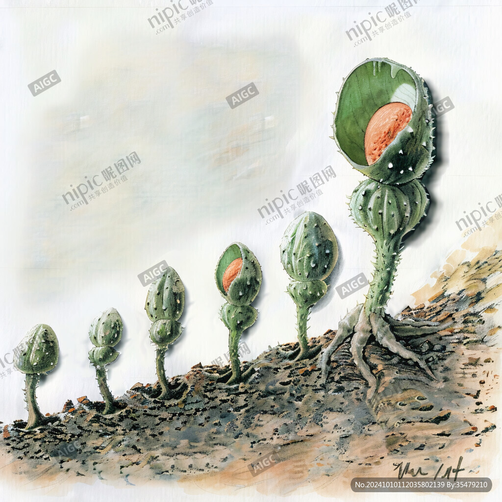 硒砂瓜插畫