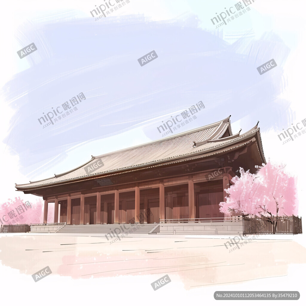 大明宮插畫