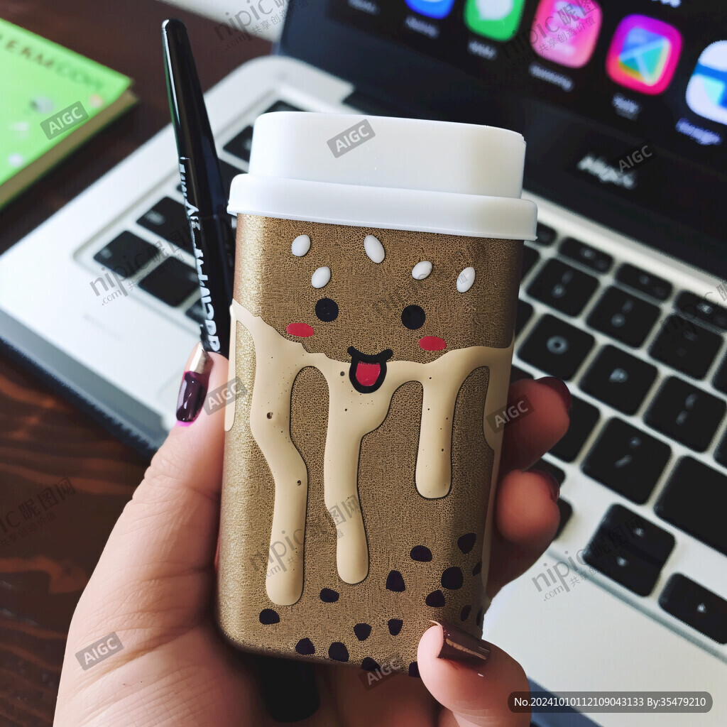 奶茶杯便利貼