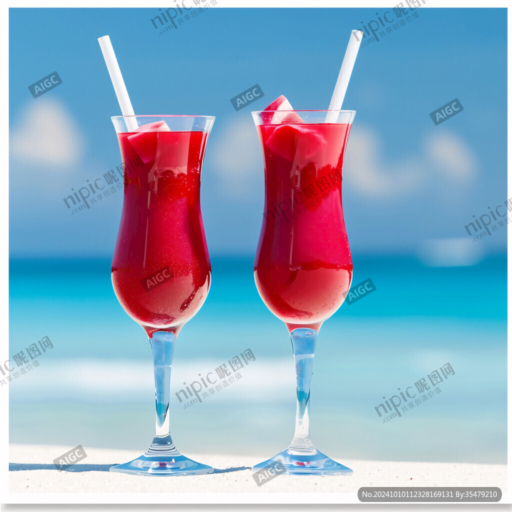 藍色海洋飲品