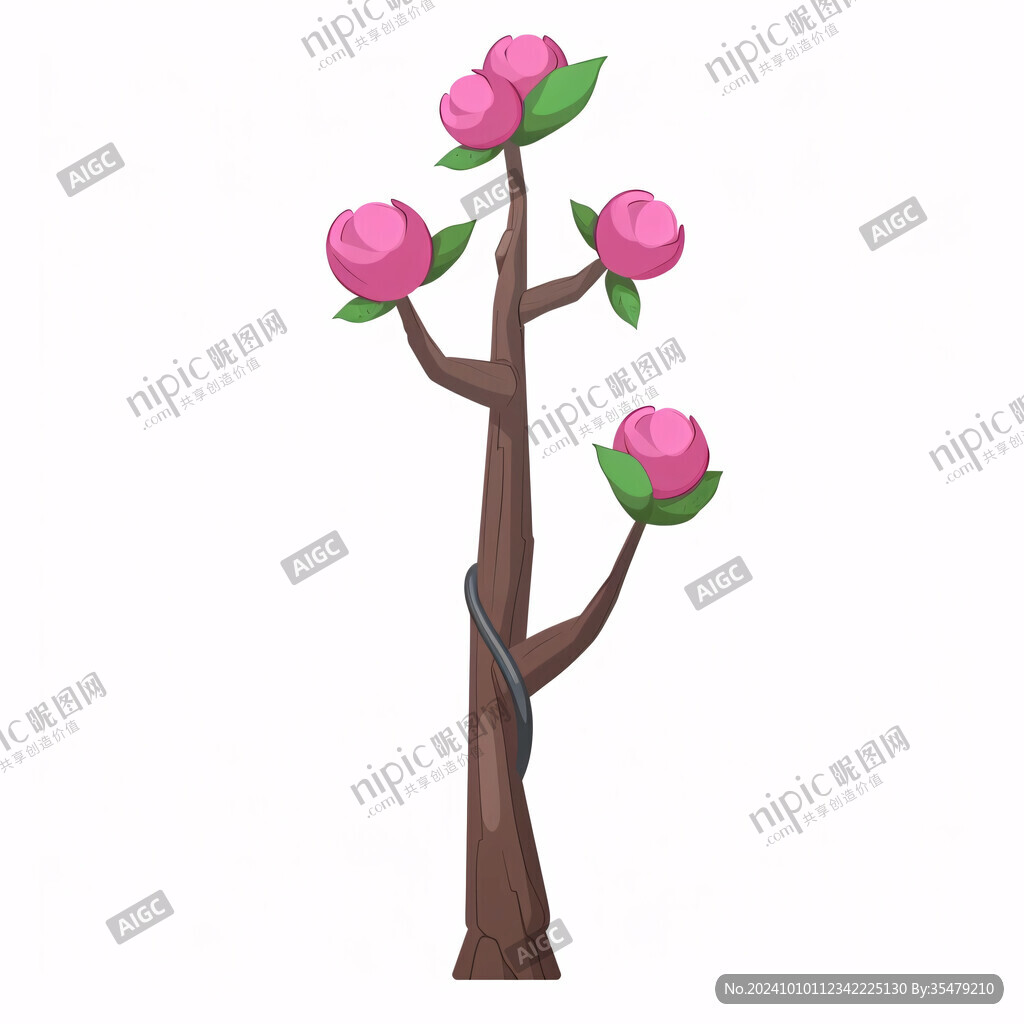 櫻花樹枯樹枝