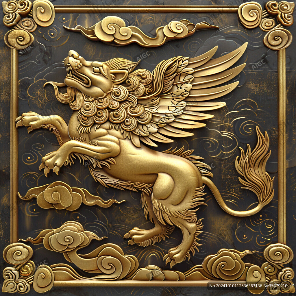 金烏紋浮雕