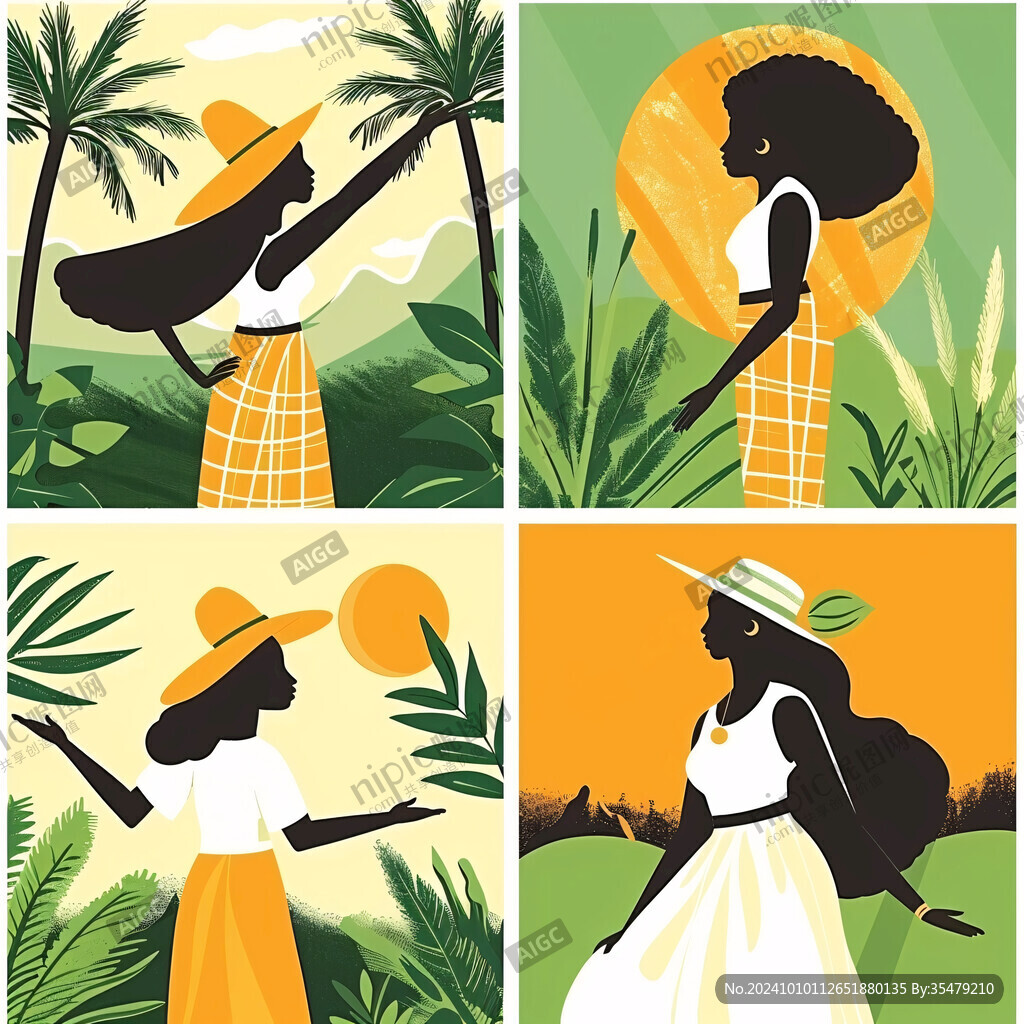 立夏節(jié)氣美女假期旅游