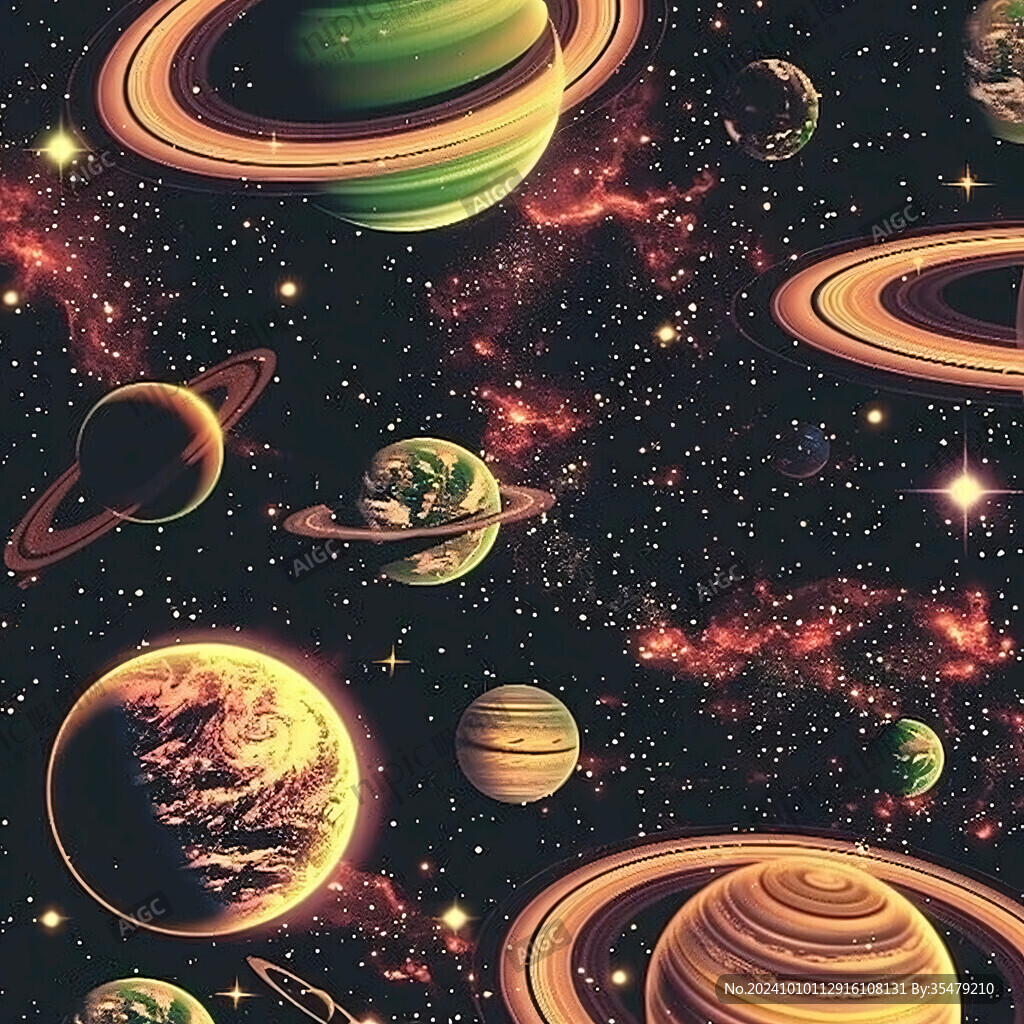 宇宙星空星球裝飾畫