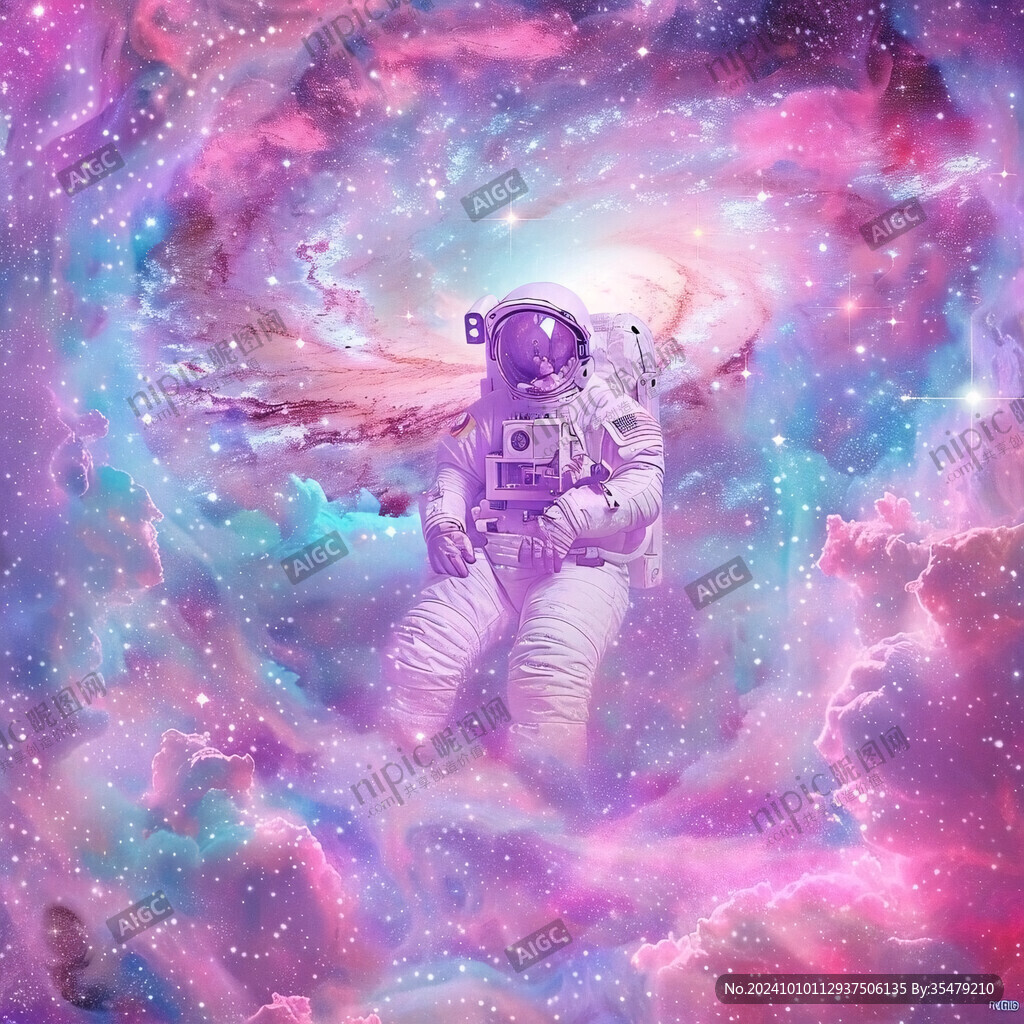 太空天頂棚頂壁畫