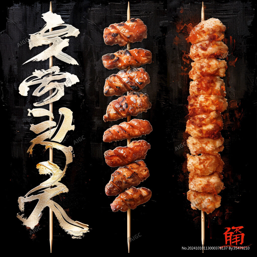 烤面筋海報(bào)