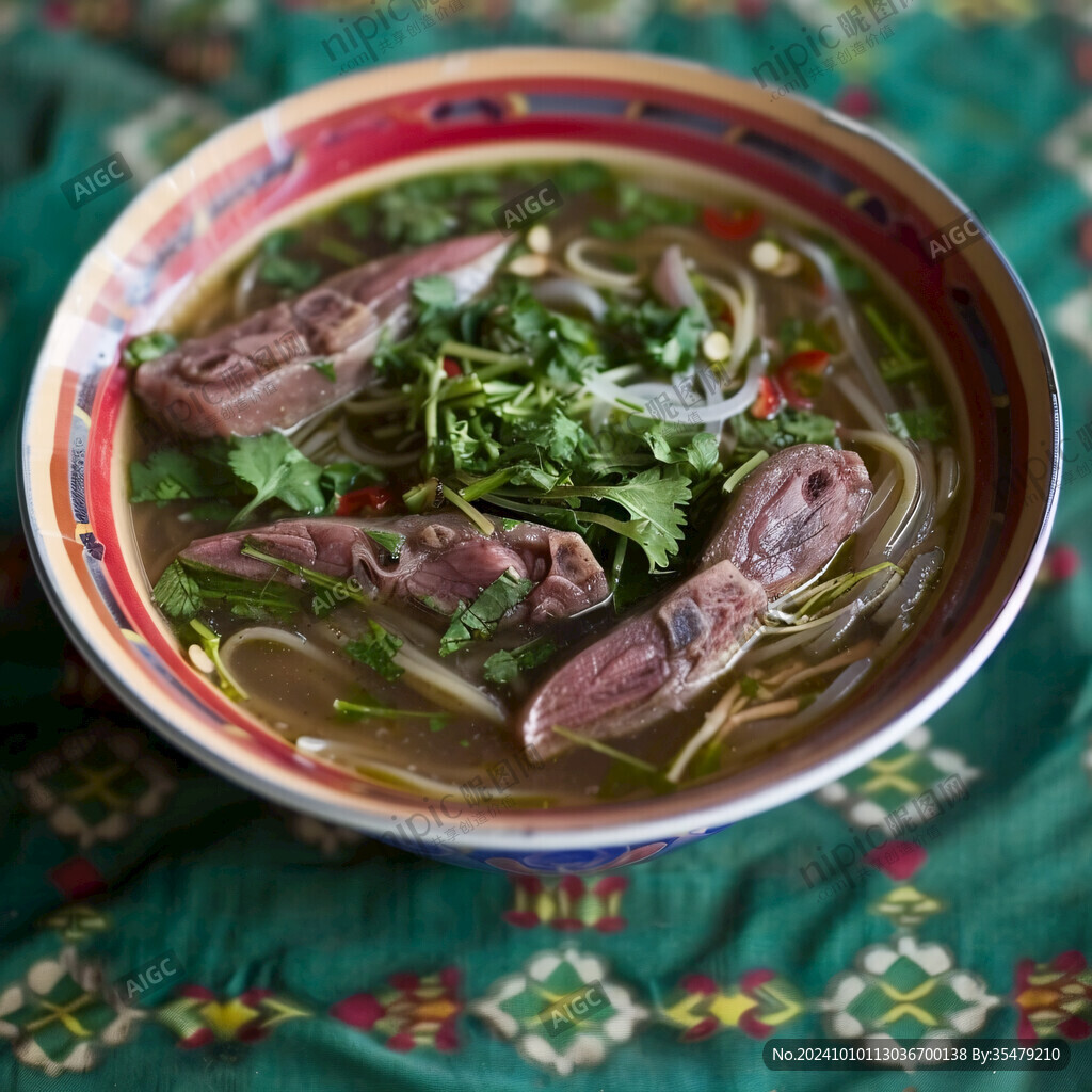 薺菜老鴨面