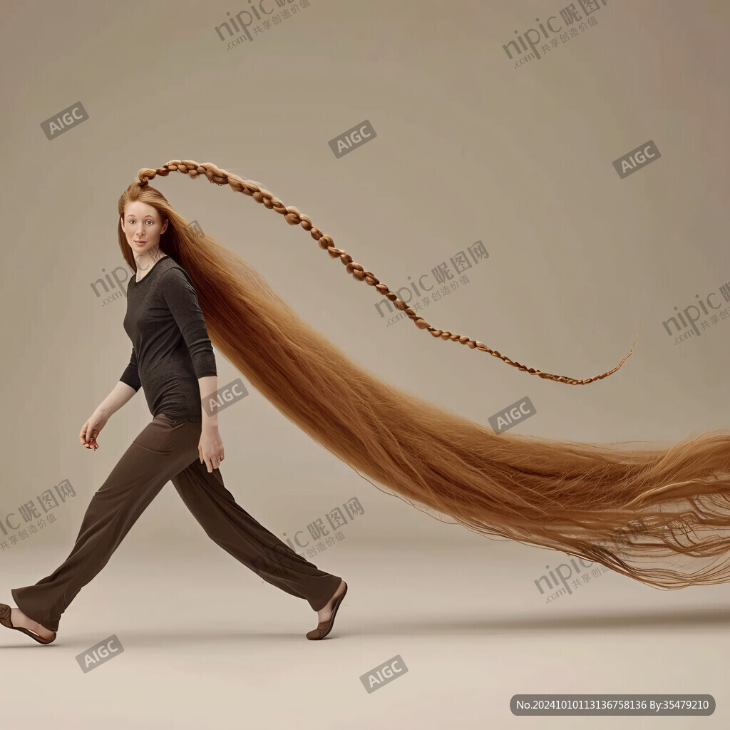 披發(fā)美女背景