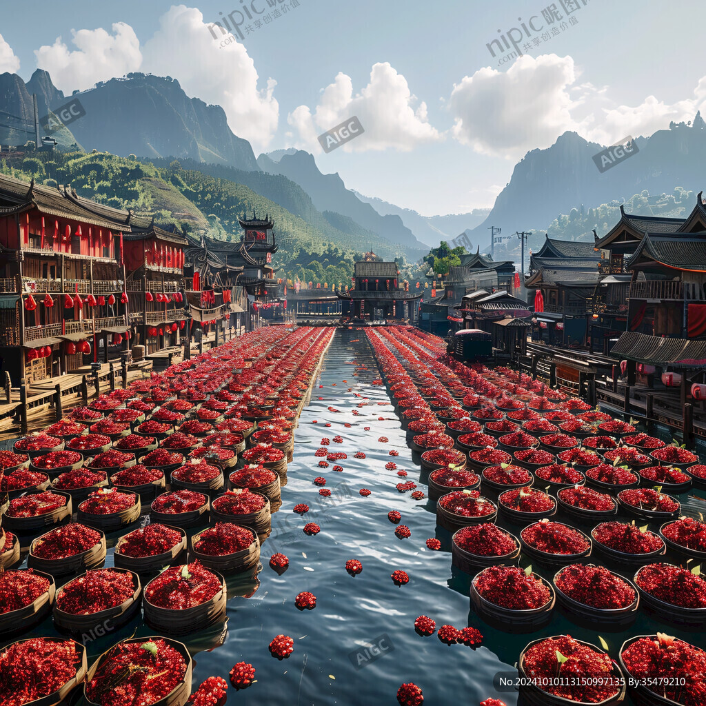 西楚婚慶場景