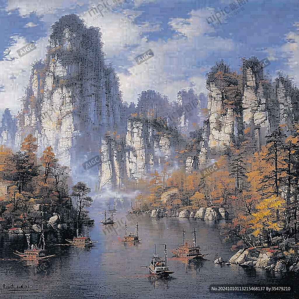 漓江風(fēng)景畫
