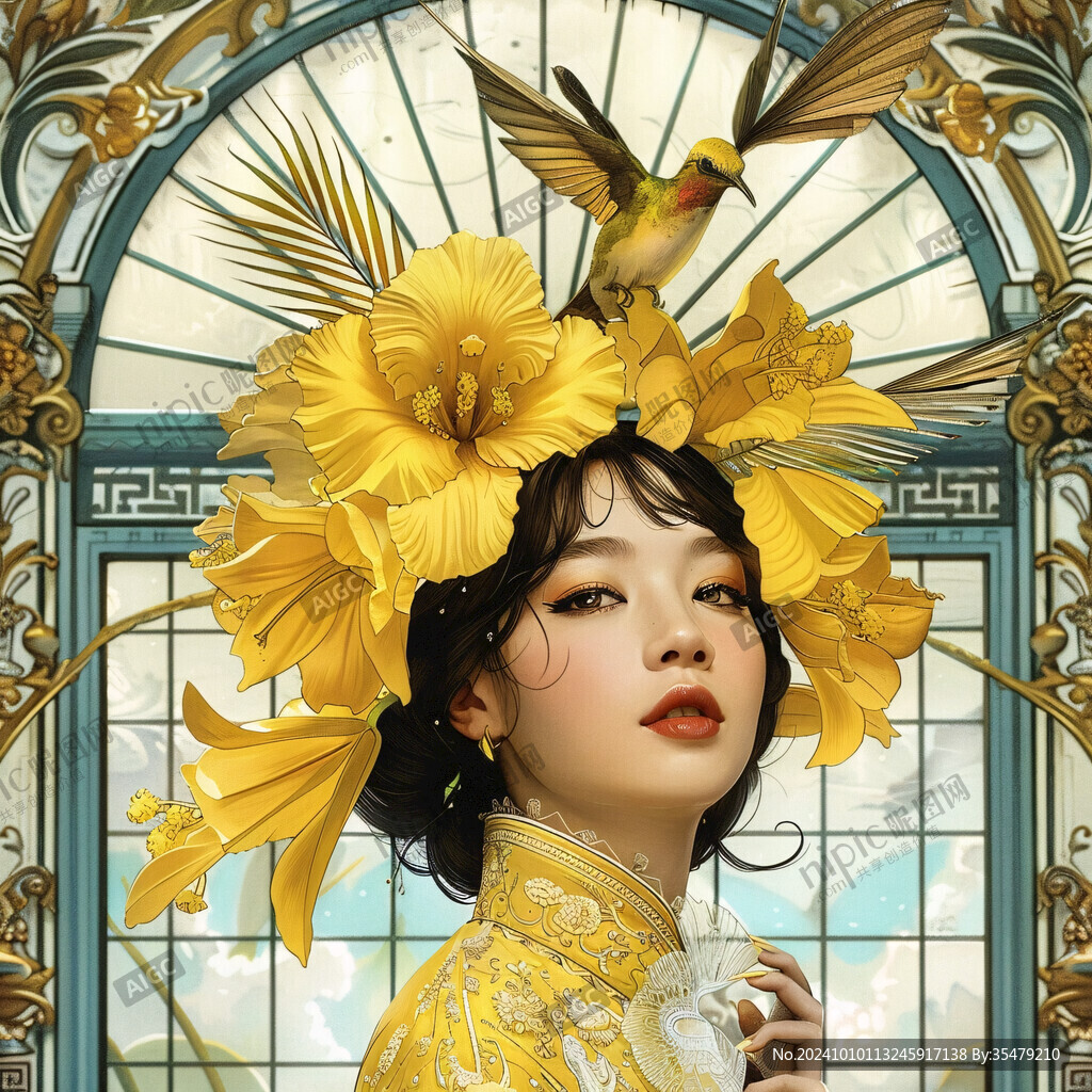 國潮民國美女