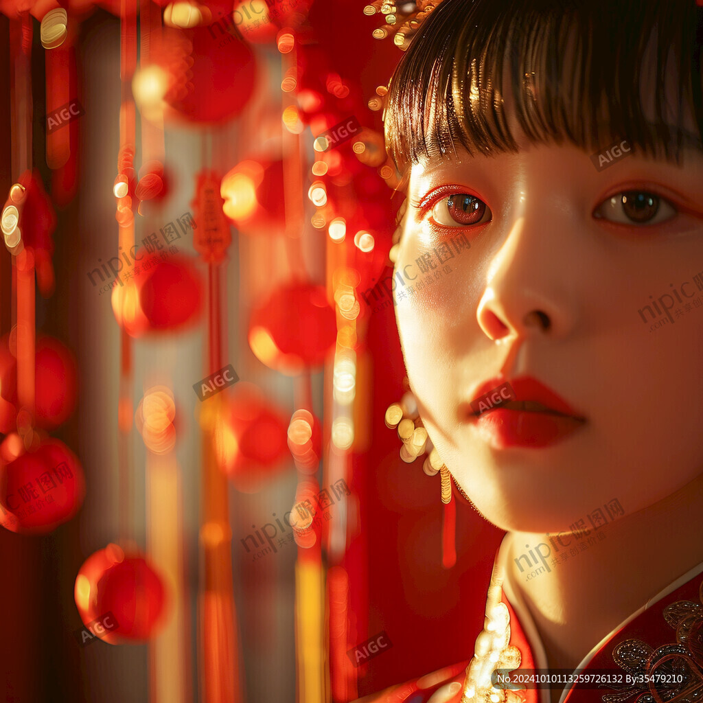 紅金唐代宮廷風(fēng)