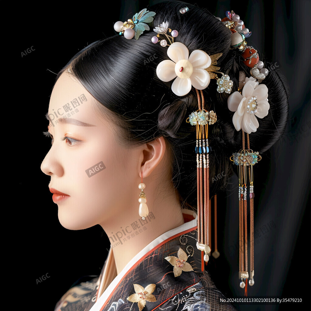 簪面