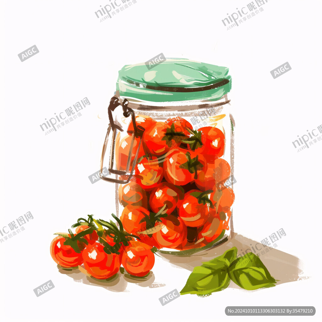 冰糖小番茄插画 冰糖小番茄插画
