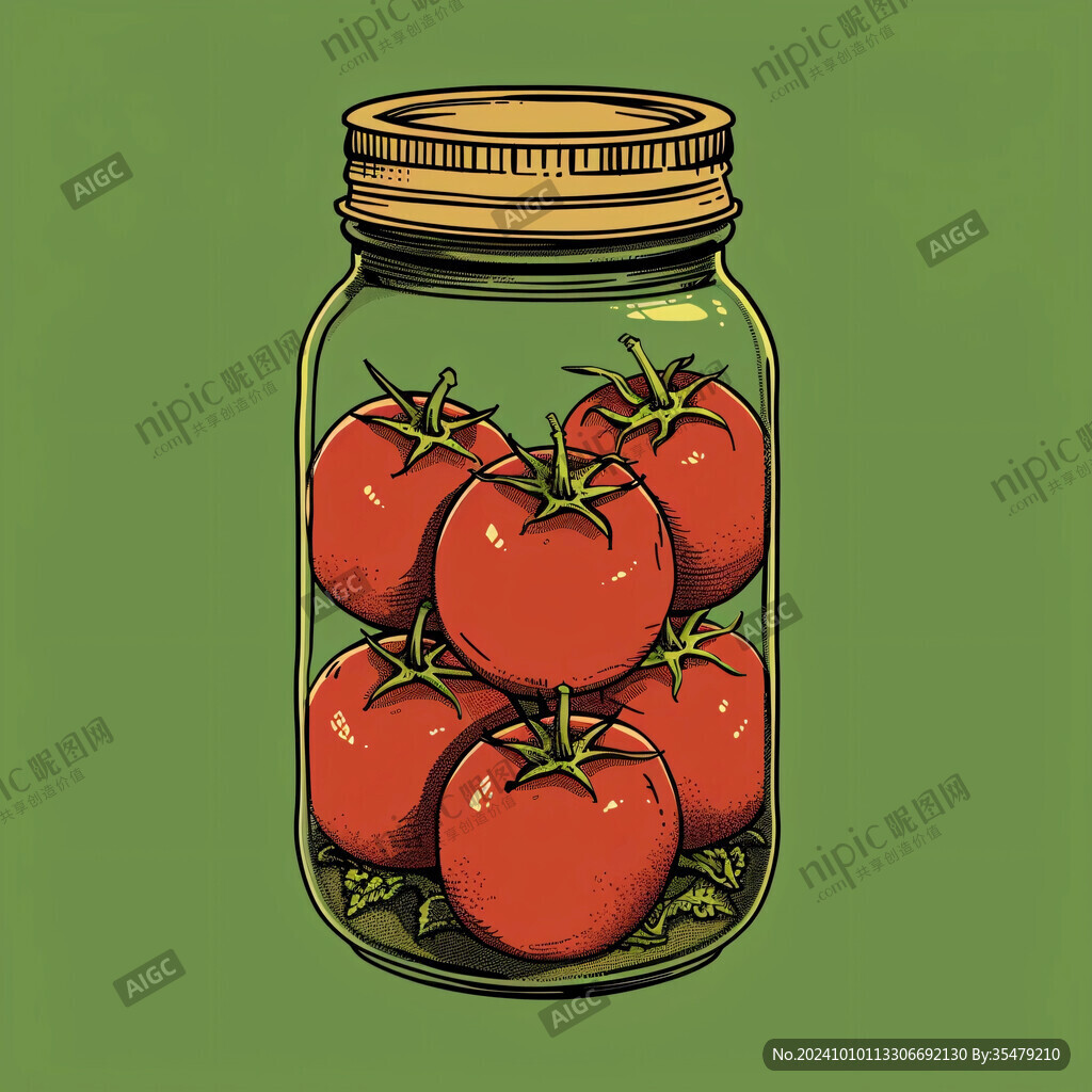 冰糖小番茄插画 冰糖小番茄插画