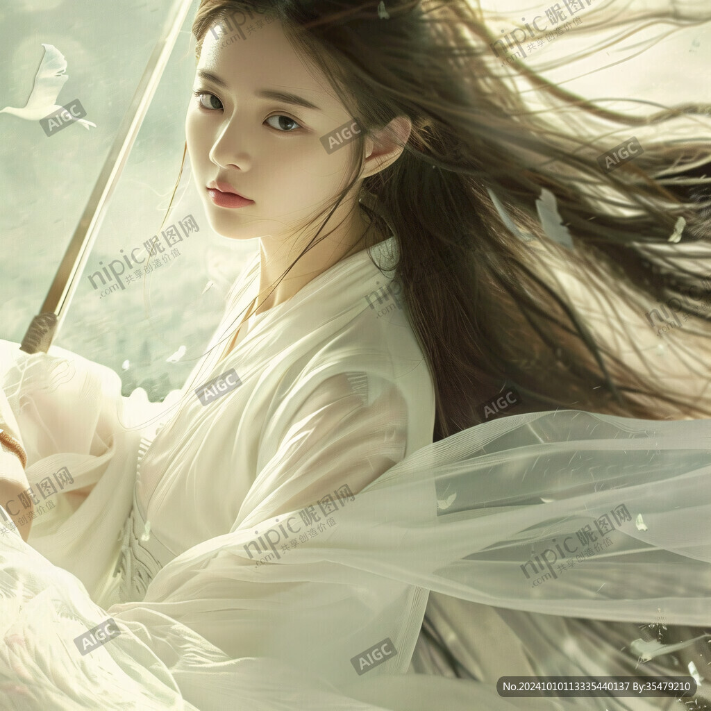 手繪小龍女
