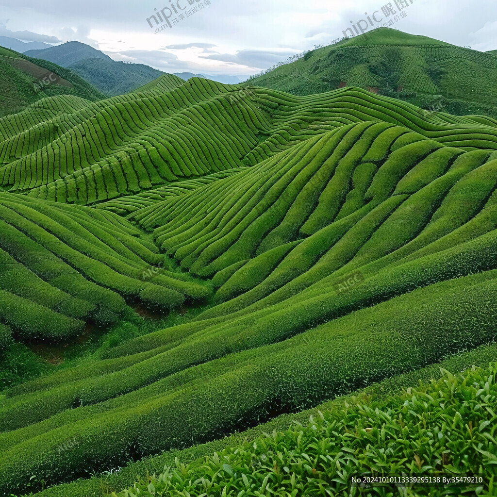 茶園廣告素材