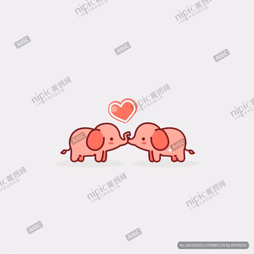 心形小豬logo