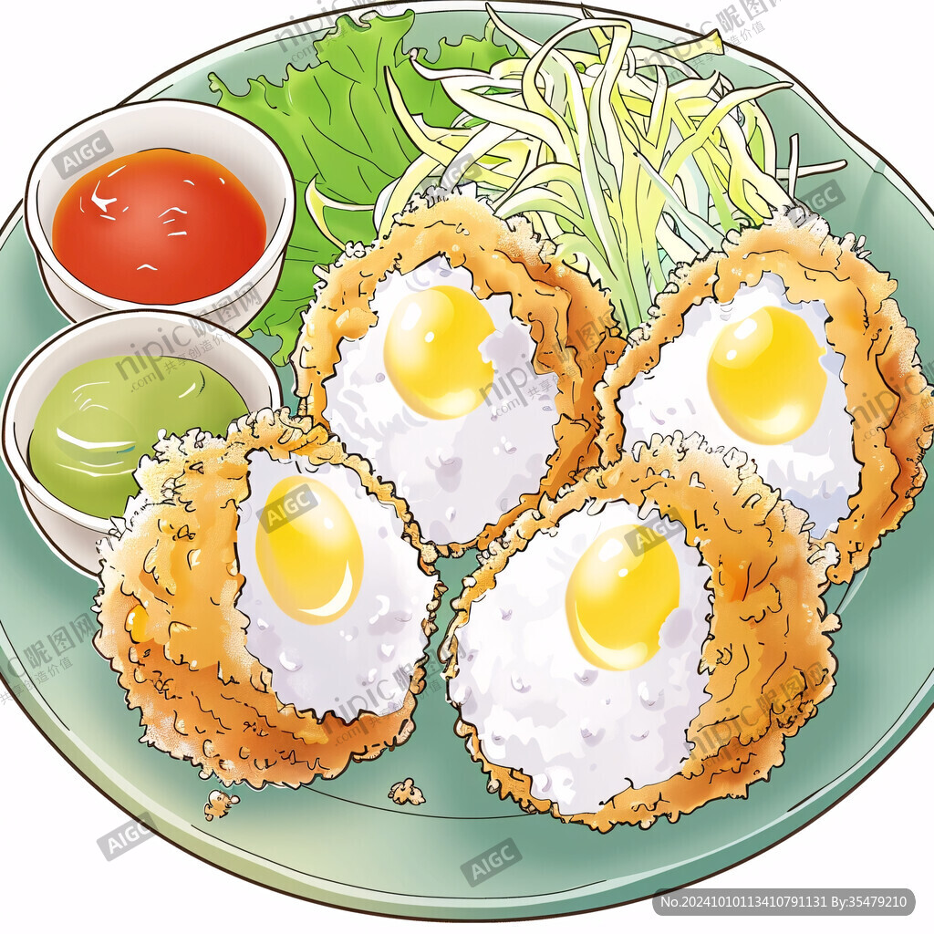 荷包蛋插畫