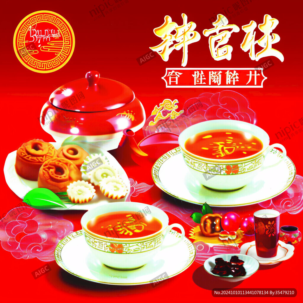 早茶燈箱畫