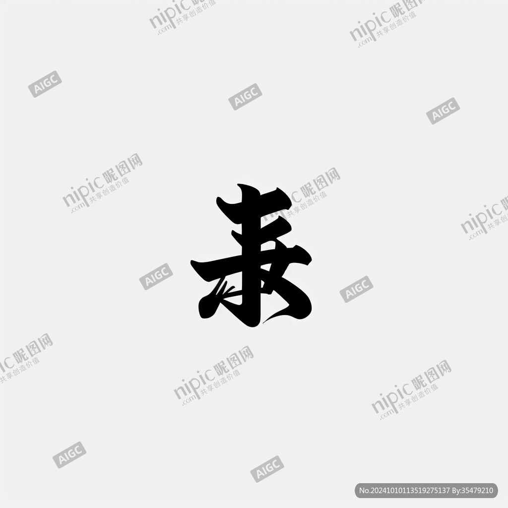 各種多樣侯字字體組合