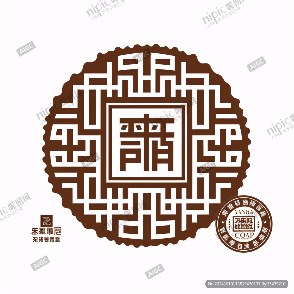 中式窗花標(biāo)志