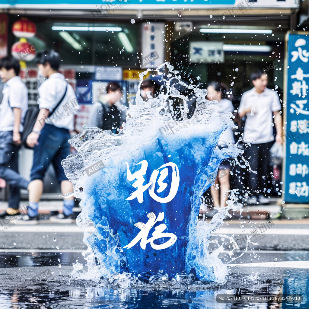 放水沖街