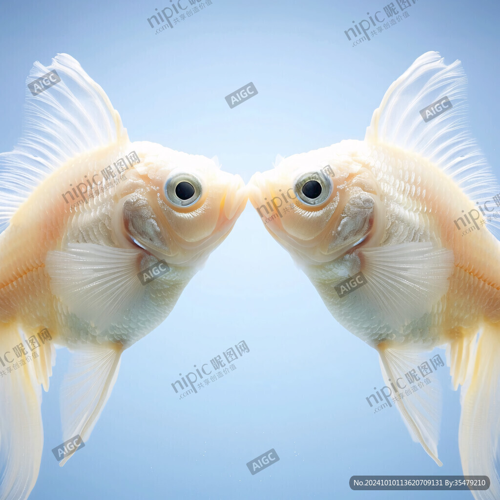 兩只立體的大金魚