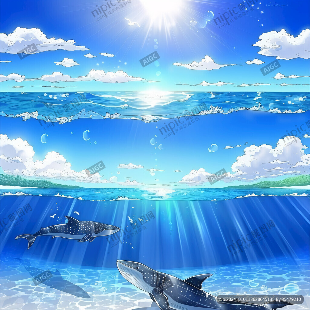 海洋舞臺背景